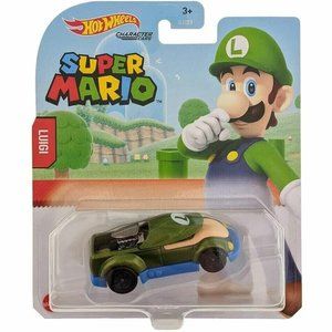 Super Mario Character Cars Luigi Hot Wheels Gaming (2021) NEW & SEALED
